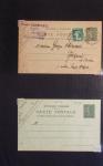 1880-1990, Collection de plus 1000 entiers postaux