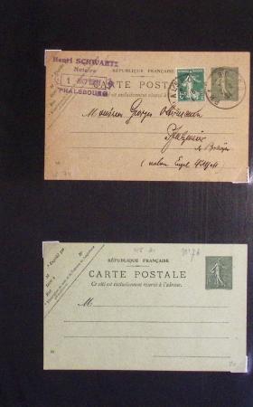 1880-1990, Collection de plus 1000 entiers postaux