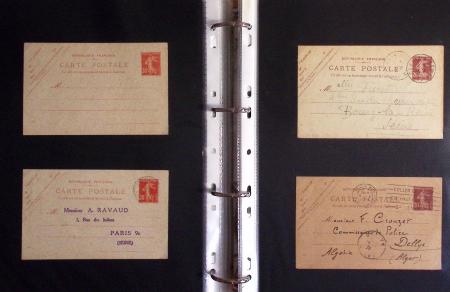 1880-1990, Collection de plus 1000 entiers postaux