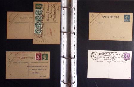 1880-1990, Collection de plus 1000 entiers postaux