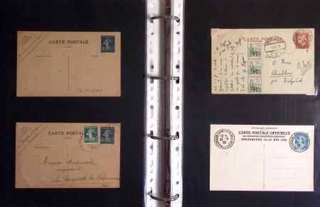 1880-1990, Collection de plus 1000 entiers postaux