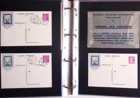 1880-1990, Collection de plus 1000 entiers postaux