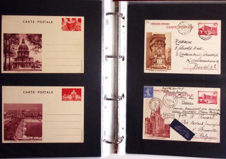 1880-1990, Collection de plus 1000 entiers postaux