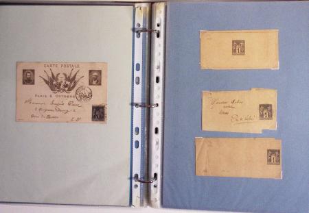 1880-1990, Collection de plus 1000 entiers postaux