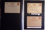 1880-1990, Collection de plus 1000 entiers postaux
