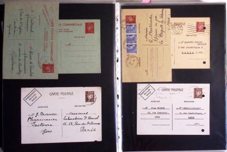 1880-1990, Collection de plus 1000 entiers postaux