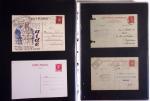 1880-1990, Collection de plus 1000 entiers postaux