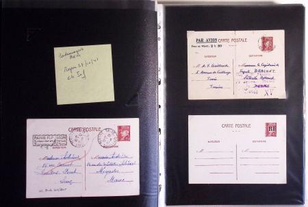 1880-1990, Collection de plus 1000 entiers postaux