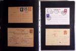 1880-1990, Collection de plus 1000 entiers postaux