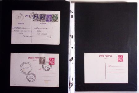 1880-1990, Collection de plus 1000 entiers postaux