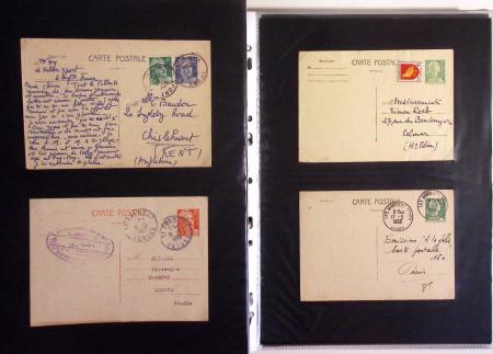 1880-1990, Collection de plus 1000 entiers postaux