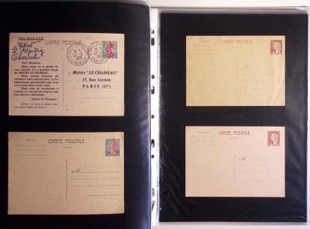 1880-1990, Collection de plus 1000 entiers postaux