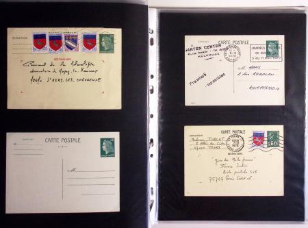 1880-1990, Collection de plus 1000 entiers postaux