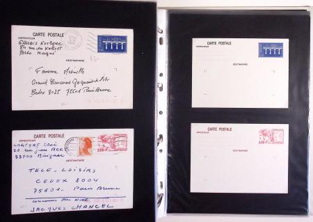 1880-1990, Collection de plus 1000 entiers postaux