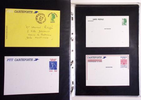 1880-1990, Collection de plus 1000 entiers postaux