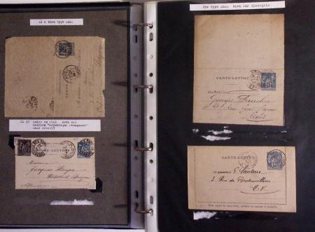 1880-1990, Collection de plus 1000 entiers postaux