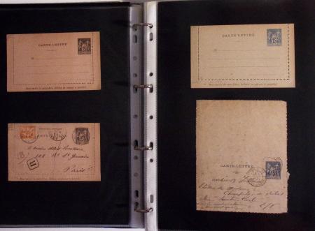 1880-1990, Collection de plus 1000 entiers postaux