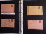 1880-1990, Collection de plus 1000 entiers postaux