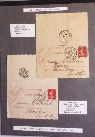 1880-1990, Collection de plus 1000 entiers postaux