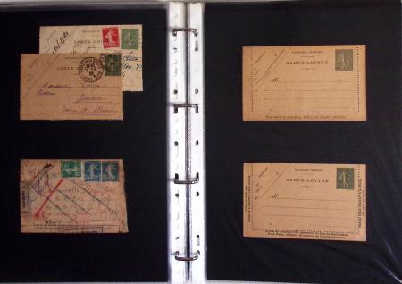 1880-1990, Collection de plus 1000 entiers postaux