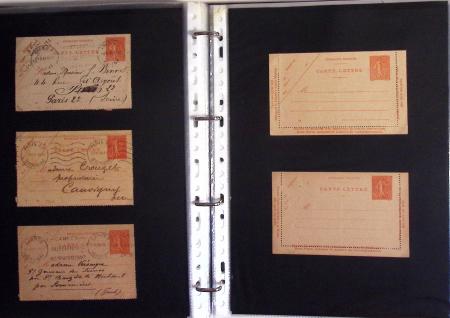 1880-1990, Collection de plus 1000 entiers postaux