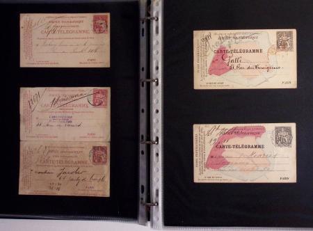 1880-1990, Collection de plus 1000 entiers postaux