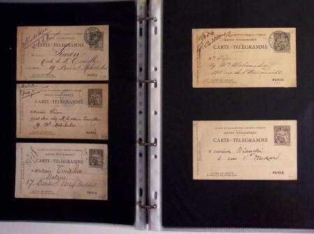 1880-1990, Collection de plus 1000 entiers postaux