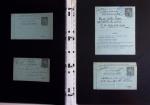 1880-1990, Collection de plus 1000 entiers postaux