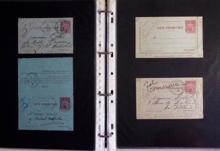 1880-1990, Collection de plus 1000 entiers postaux