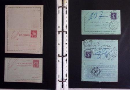 1880-1990, Collection de plus 1000 entiers postaux