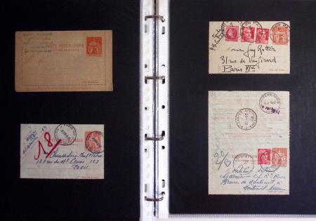 1880-1990, Collection de plus 1000 entiers postaux