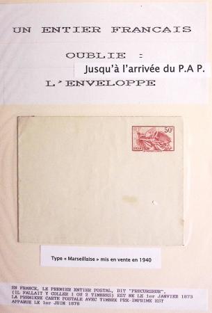 1880-1990, Collection de plus 1000 entiers postaux