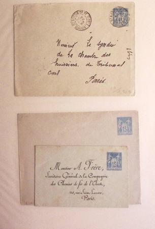 1880-1990, Collection de plus 1000 entiers postaux