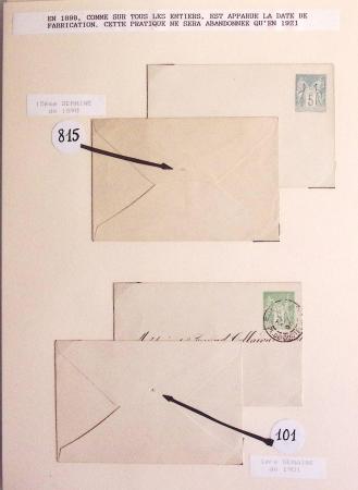 1880-1990, Collection de plus 1000 entiers postaux