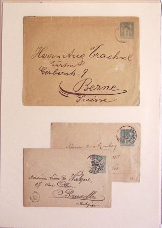 1880-1990, Collection de plus 1000 entiers postaux