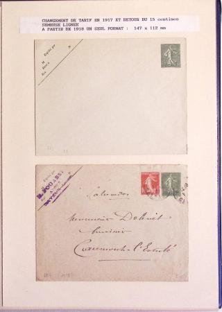 1880-1990, Collection de plus 1000 entiers postaux