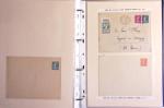1880-1990, Collection de plus 1000 entiers postaux