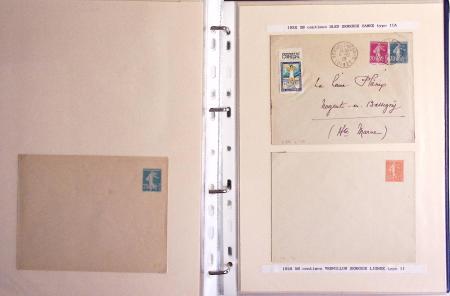 1880-1990, Collection de plus 1000 entiers postaux