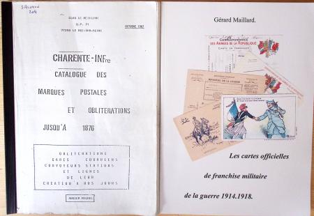 BIBLIOTHEQUE 1958-2016, Lot de documentation philatélique