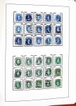 1850-1980, Collection de neufs et d'oblitérés en deux
