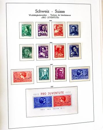 1850-1980, Collection de neufs et d'oblitérés en deux