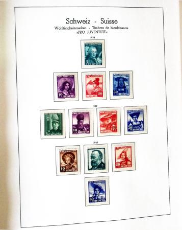 1850-1980, Collection de neufs et d'oblitérés en deux