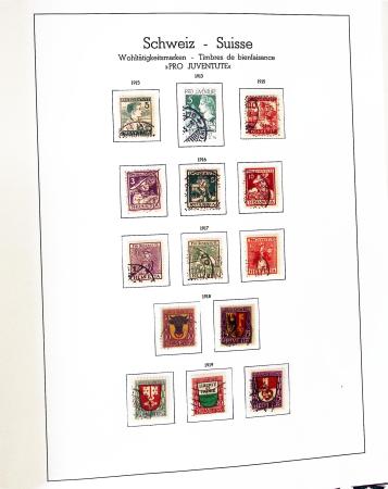1850-1980, Collection de neufs et d'oblitérés en deux