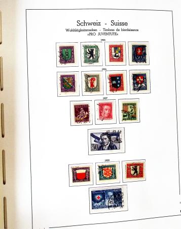 1850-1980, Collection de neufs et d'oblitérés en deux