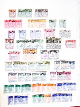 1841-1960 GB & Empire collection in eight stockbooks
