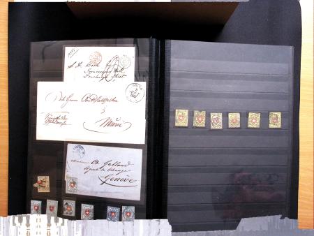 1843-1945 Gut ausgebaute Studien-Sammlung Schweiz in