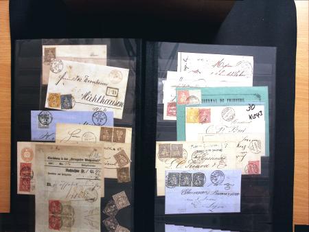 1843-1945 Gut ausgebaute Studien-Sammlung Schweiz in