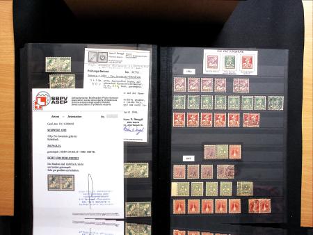 1843-1945 Gut ausgebaute Studien-Sammlung Schweiz in