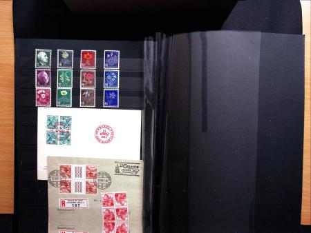1843-1945 Gut ausgebaute Studien-Sammlung Schweiz in