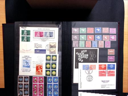 1843-1945 Gut ausgebaute Studien-Sammlung Schweiz in